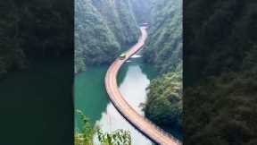 INCREDIBLE Floating Bridge in China
