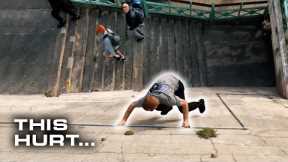 Parkour vs URBAN CLIMBING WALL 🇬🇧