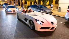 Mercedes SLR Stirling Moss - Start Up and Driving in Monaco !