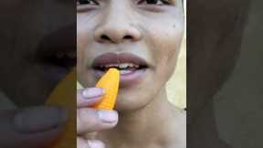 Biting mini candy corn#shorts