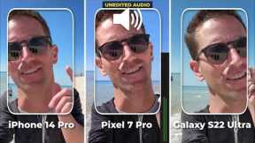 iPhone 14 Pro vs Pixel 7 Pro vs Galaxy S22 Ultra: Camera Test Comparison!