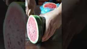 Cut watermelon into thin slices#shorts