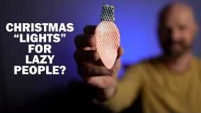 Testing viral magnetic Christmas lights