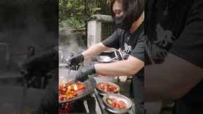 How 1,700 pounds of #spicy stew is cooked over wood fires in South #Korea. #Dakbokkeumtang