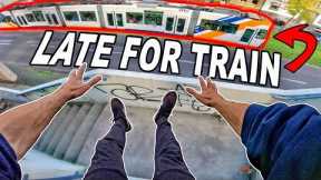 LATE for the TRAIN - Parkour POV Chase (race the Tube)