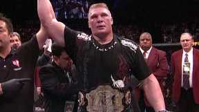 Brock Lesnar Claims Title with Dominant TKO Finish | Crowning Moment 👑