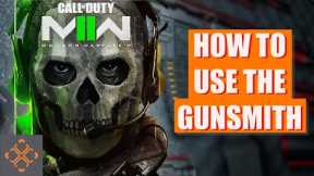 Modern Warfare 2 - How To Use The Gunsmith