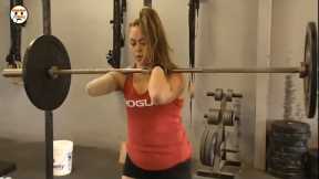 The amputee beauty lifts weights of nearly 100kg