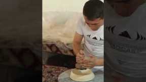 How Legendary Samarkand Bread Is Baked In Big Batches #bread #batches #Uzbekistan #cuisine