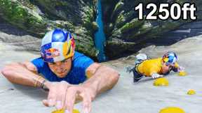 Racing Up The World's Biggest Climbing Wall (giant dam)