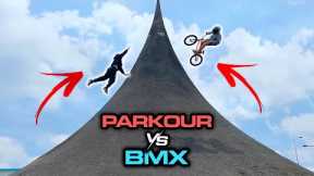 PARKOUR vs BMX - Urban Spike Challenge 🇬🇧