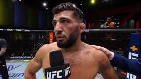 Arman Tsarukyan Octagon Interview | UFC Vegas 66
