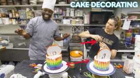 Caking Decorating w/ Rebecca Glatt | Are You Faster Than Blake Leeper