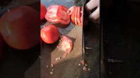 cuting tomatoes#shorts