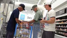 PUTTING STUFF INTO PEOPLE'S SHOPPING CARTS! - Walmart Prank
