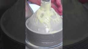 This is how clotted cream is made. #clottedcream #England #milk #cream
