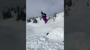 Backcountry Snowboard Jump