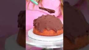 Decorating a Poké Ball Cake! 🎂 #shorts #food #ad #recipe #bakery #baking #chef #dessert