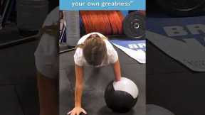 Little Girl Works Out ﻿With Medicine Ball | People Are Awesome #workoutmotivation #workout #shorts
