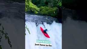 Kayak Plunges Off Waterfall in Chile | People Are Awesome #shorts