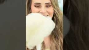 Lets Make Caramel Apple COTTON CANDY! 🍏 #shorts #food #trick #cottoncandy #candy #taste #test