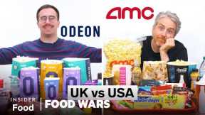 US vs UK Movie Theater Food (AMC vs Odeon) | Food Wars | Insider Food