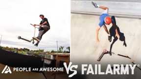 Wins & ﻿Fails On Scooters, Skis, Boards & ﻿More | People Are Awesome Vs. FailArmy