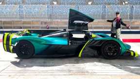 Driving $3 Million Aston Martin at F1 Track