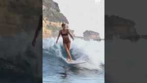 Surfer Dances While Riding Waves | People Are Awesome #surfing #extremesports