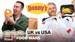 US vs UK Denny's | Food Wars | Insider Food