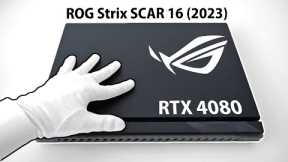 ROG Strix SCAR 16 Unboxing - RTX 4080 Gaming Laptop! (The Last of Us, Resident Evil 4)
