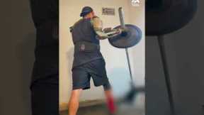 Guy With Physical Disability Does Workout | People Are Awesome #shorts