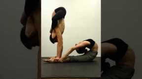 Couple Shows Flexibility While Doing Contortion Pose | People Are Awesome #shorts
