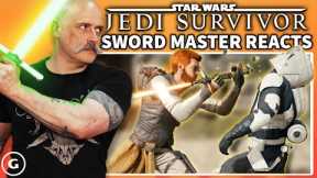 Sword Master Reacts To Star Wars: Jedi Survivor's Combat & Lightsaber Styles