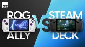 Asus ROG Ally vs. Steam Deck | Which Gaming Handheld Is Better?