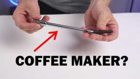 Can this STRAW replace a COFFEE MAKER?