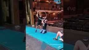 Acrobats Complete Loop Jumps After Multiple Attempts | Don't Quit | People Are Awesome #shorts