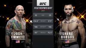 Josh Emmett vs Shane Burgos | FREE FIGHT | UFC Jacksonville