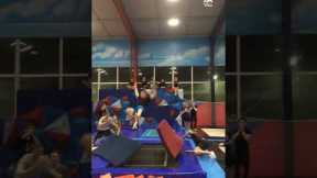 Guy Does Five Flips on a Trampoline | People Are Awesome #shorts