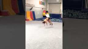 Gymnast Shows off Tumbling Skills at Gym | People Are Awesome #shorts