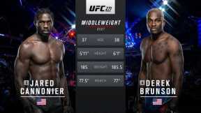 Jared Cannonier vs Derek Brunson | FREE FIGHT | UFC Vegas 75
