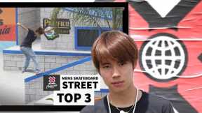 Men’s Skateboard Street: TOP 3 | X Games California 2023