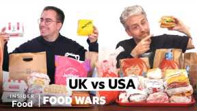 US vs UK Chicken Sandwiches | Food Wars | Insider Food