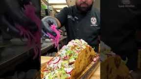 Trying a 17-pound taco from Cantina Rooftop to see if Chef Saul Montiel’s creation is worth it