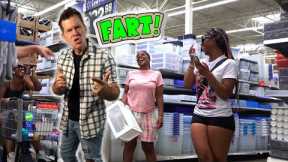 The Pooter - THE UNEXPECTED FART CONTEST! - Farting at Walmart