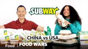 US vs China Subway | Food Wars | Insider Food