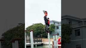 Traditional Chinese Lion Dance Over Water | People Are Awesome