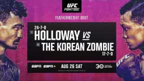 UFC Singapore: Holloway vs The Korean Zombie - August 26 | Fight Promo