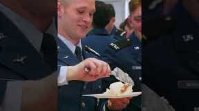 This is how Mitchell Hall cooks 4,000 steaks for Air Force cadets. #airforce #dinner #steak