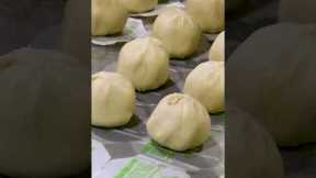 Everything in these roasted pork buns is made from scratch. #pork #bakery #howitsmade